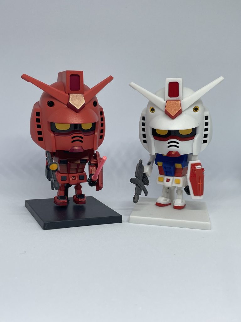 ガンプラくんとキャスバル専用ガンプラくん