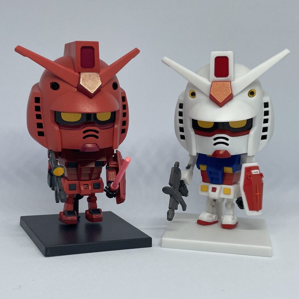 ガンプラくんとキャスバル専用ガンプラくん