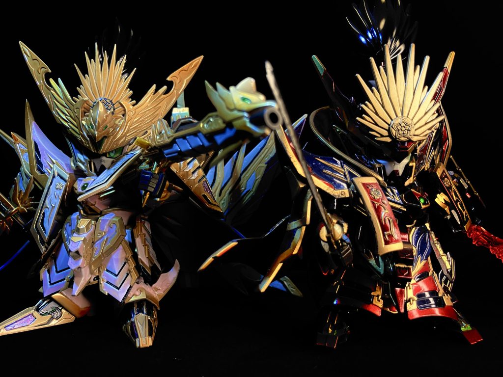 おまけその昔作った信長ガンダムエピオンと。(昔のほうが真面目にマスキングしていた気も…？)