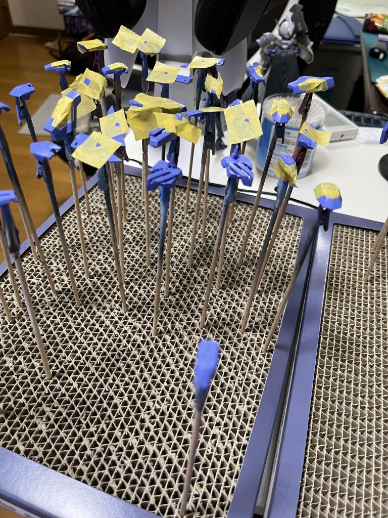 マスキング練習風景