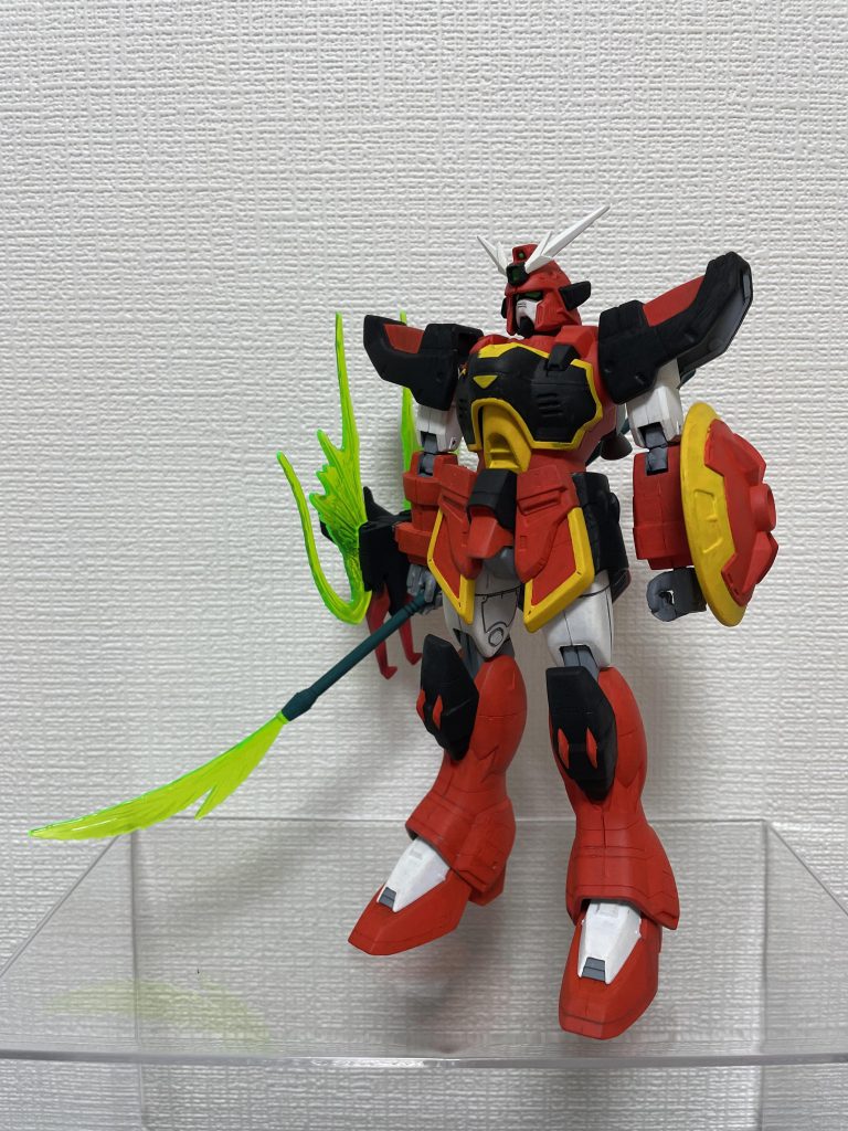 今回もサクラのアクリルガッシュで筆塗り。水性プレミアムトップコート(つや消し)使用。