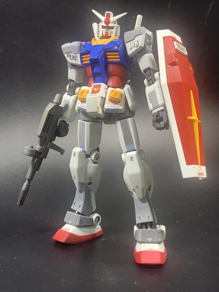 ガンダム大地に立つ。