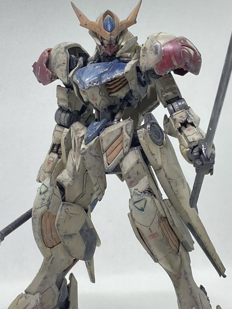 ガンダムバルバトスルプス 成形色ダメージ加工