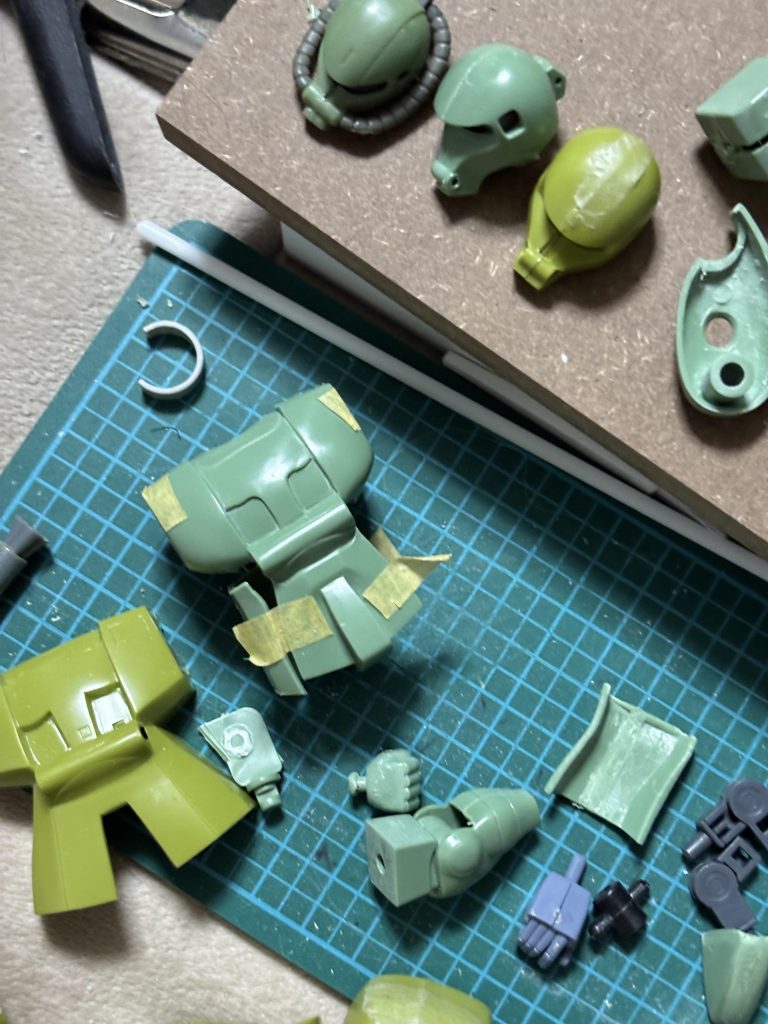 そのまんま素組み　量産型ザク　（仮）–6枚目/制作者：あれっくす