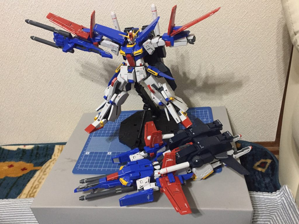 MS形態とGフォートレスをいつでも見れるように2つ作りました😊