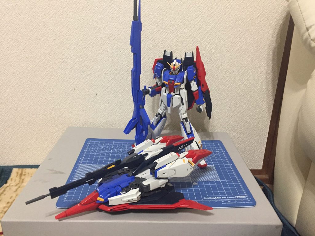 MS形態とウェイブライダーをいつでも見れるように2つ作りました😊