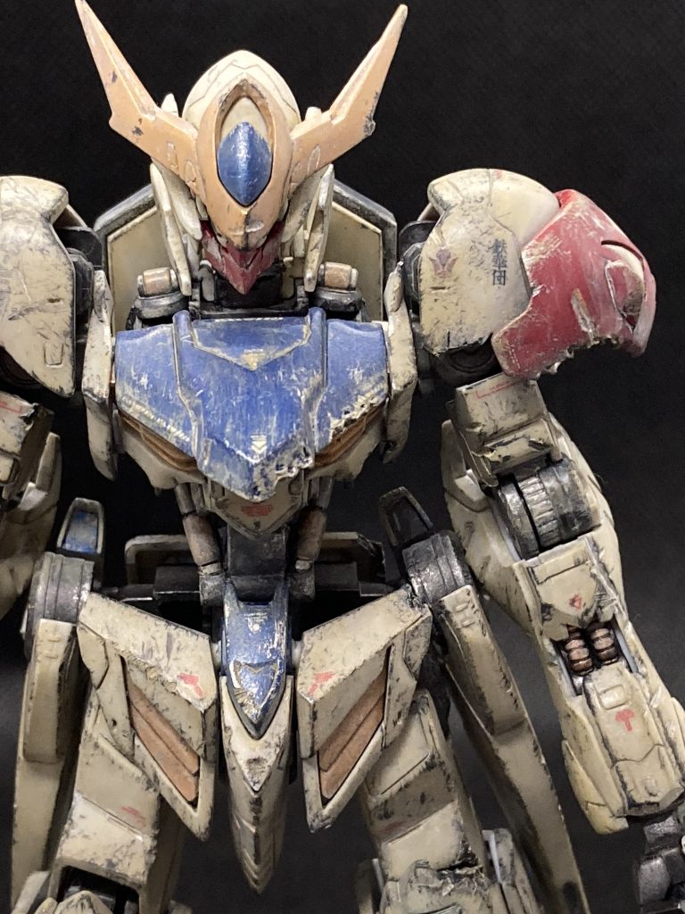 ガンダムバルバトスルプス 成形色ダメージ加工