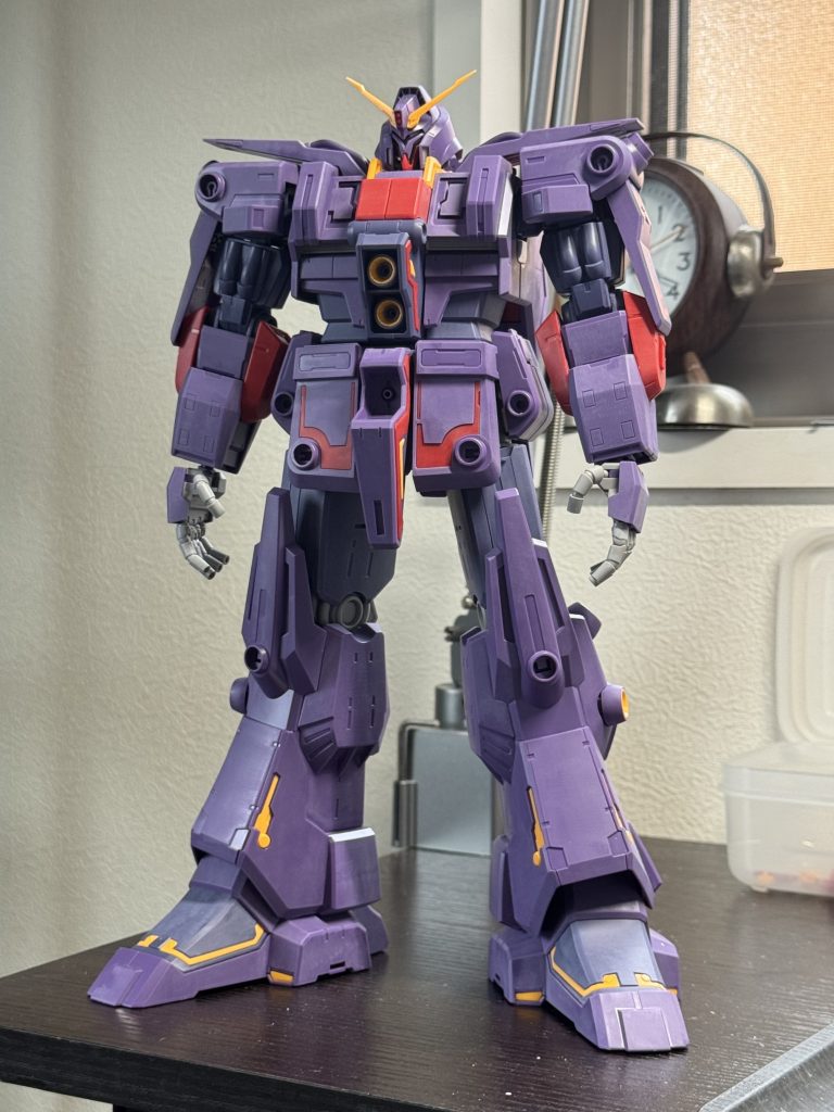 塗装前のパチ組み。塗装しなくても、めちゃくちゃカッコ良いです✨✨