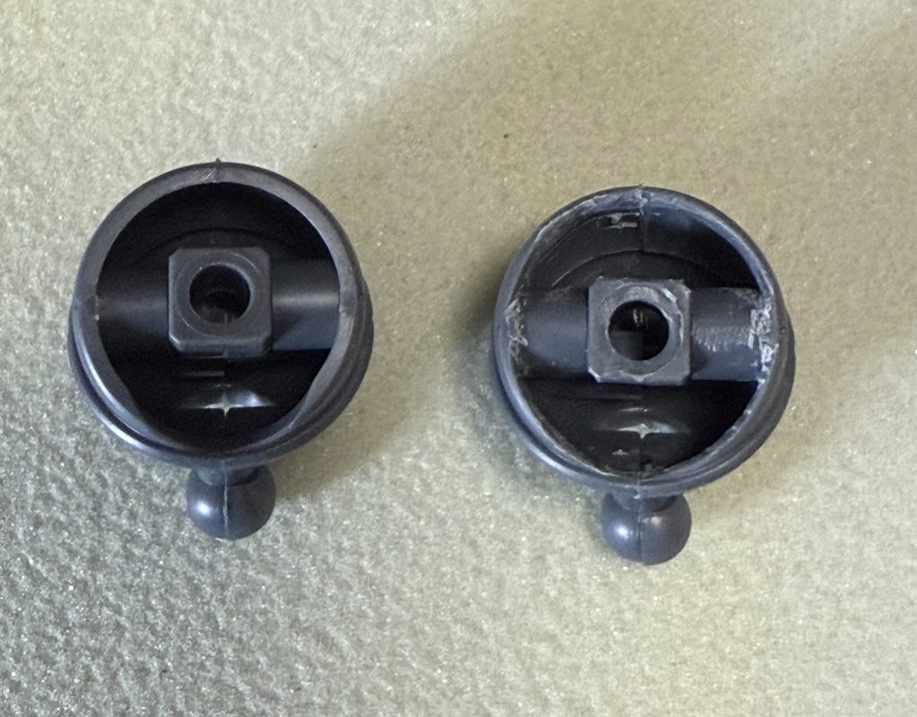 肩の後ハメ加工状況(内側を削り込むだけ)以上、ありがとうございました。