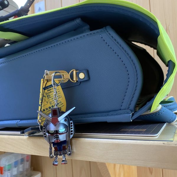 ガンプラくん　息子のランドセルキーホルダー