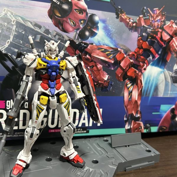 1/144白いガンダム(赤いガンダム)