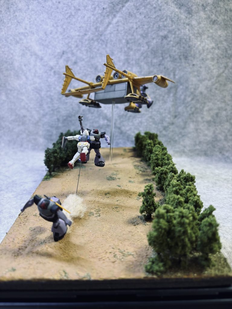 直線構図から〜