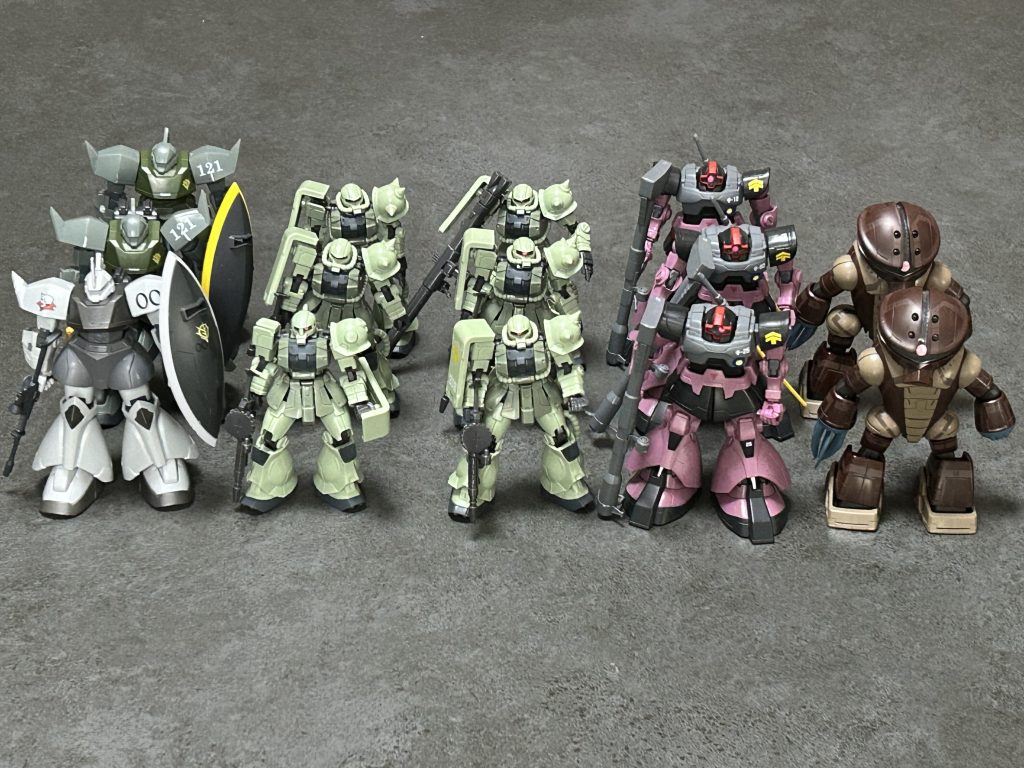 ジオン軍　カプセルアクション–2枚目/制作者：ペケペケ