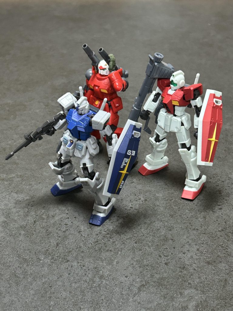 こちらは配色変更前↑やっぱり塗り直した方がしまっててカッコ良く見えるかな^ ^ようやく、納得できました。