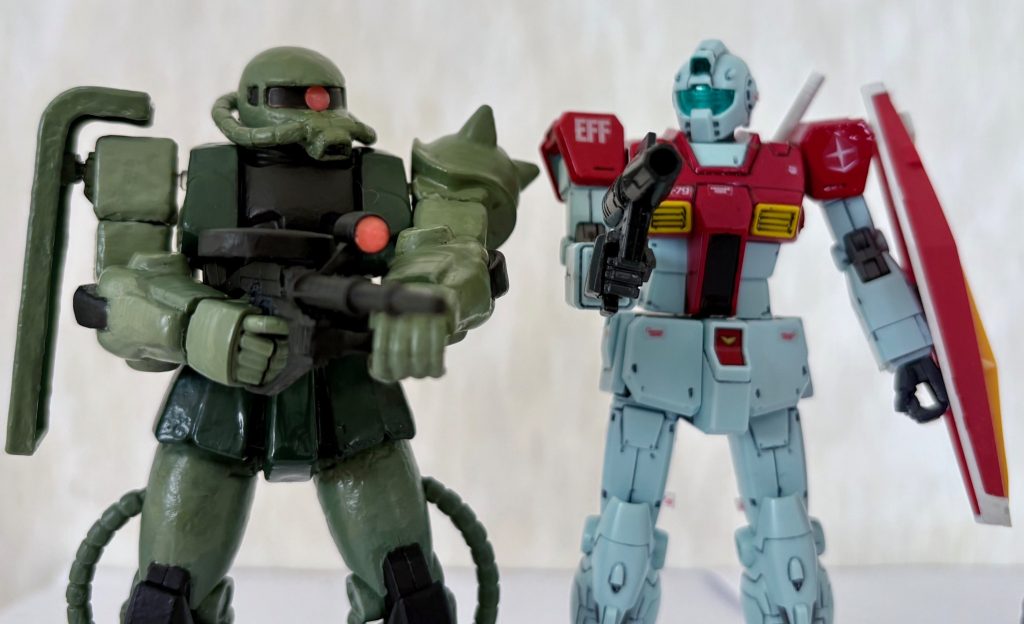 いつかHGUCか旧キットを改造してアニメ版のＧＭを作ろうかな(gundam-kao6)