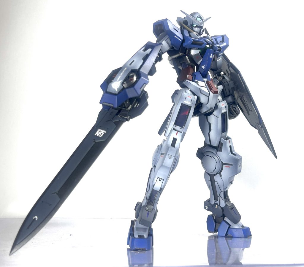 目標を駆逐するGNソード‼️細身の機体が持つデカい剣このギャップがたまりません。