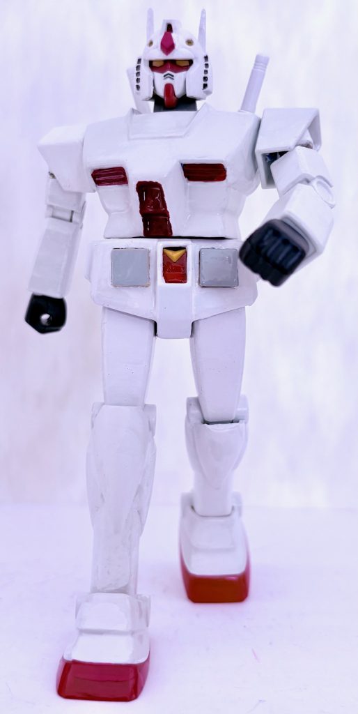 ちなみに以前作った別の頭部もセットしてオリジンガンダム版ロールアウトカラーも再現可能。