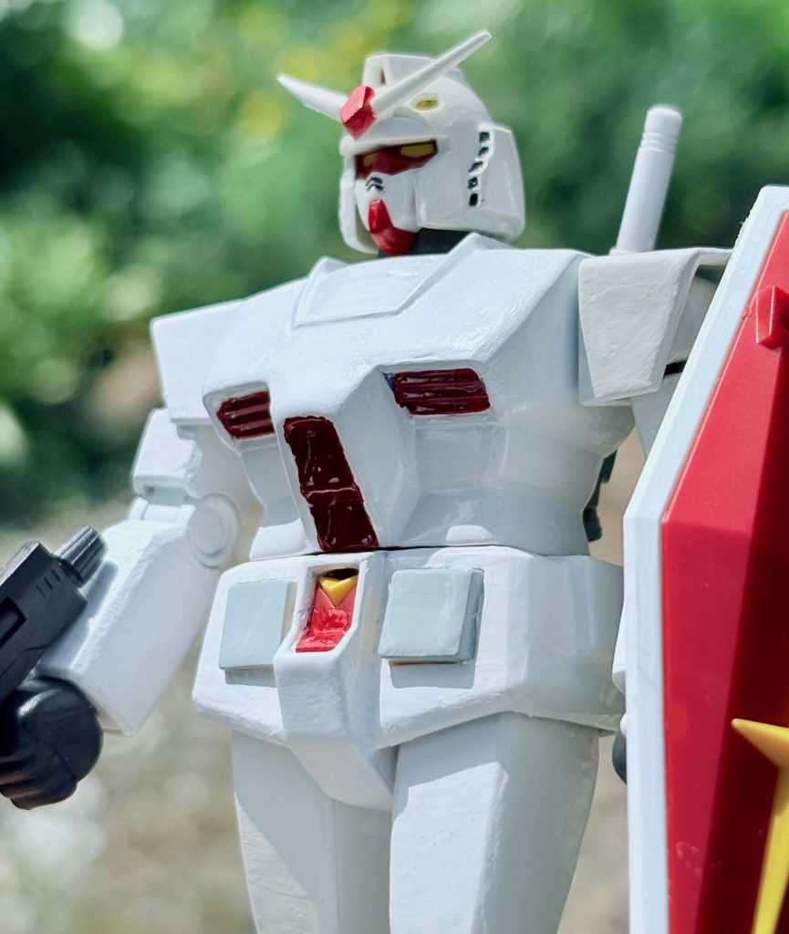 旧キット ガンダム　ロールアウトカラー