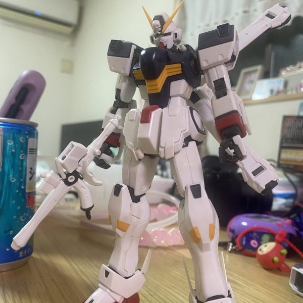 発売当時に仮組み放置したクロスボーンガンダムを進めて見ようと思います！腕が逆についているな…同時進行でフルクロスも！説明書の古いバージョン大好きなんだけど。最近のMGももっと構造とかの説明増やして欲しいな。デカールあったけど死んでるかな…1/144ユニコーン用とかで代用するか…タミヤのニスも試すチャンスだけど。（1枚目）