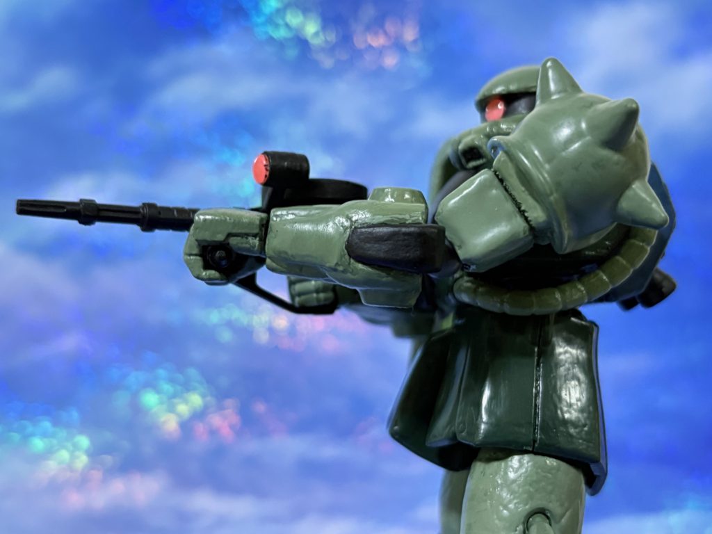やっぱりザクは名バイプレイヤーだね(zaku-kao2)