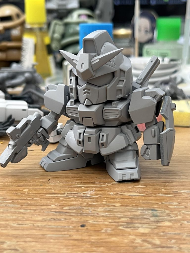 最後はサフで。SDの改造は息抜きにいいですねー。