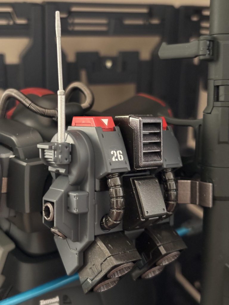 バックパックビューゲルググB型にアンテナ設置