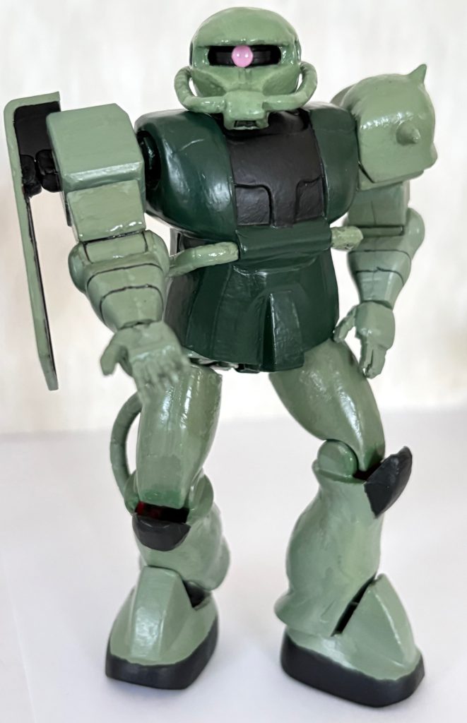 それにしても「おひかえなすって」のポーズよく似合うな~。これがホントの「兵隊やくざ」だね(zaku-kao5)