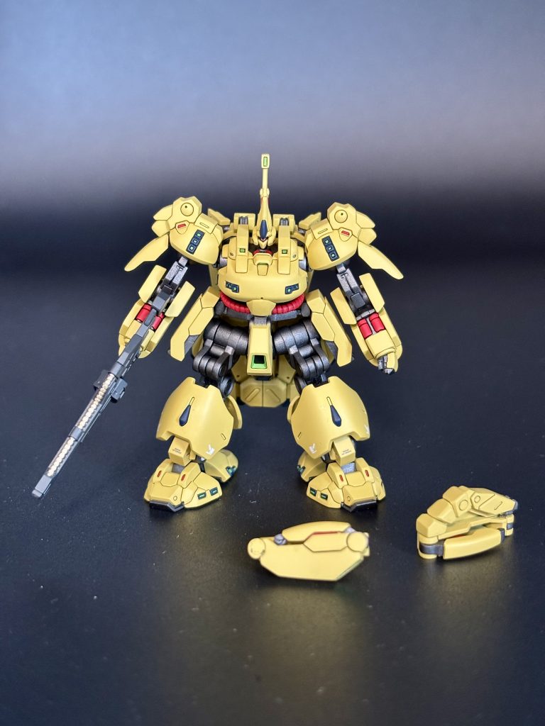 フロントスカートと隠し腕にはネオジムを仕込みました