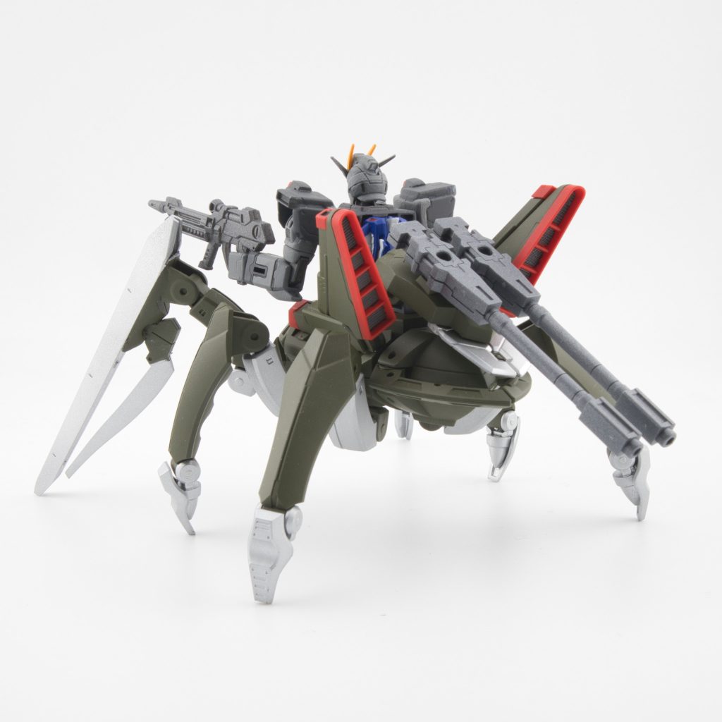 羽？みたいなやつはHGブラストインパルスのレール砲の部分。