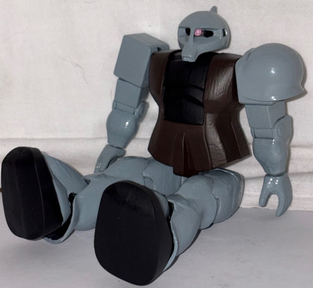 このように「長座」の姿勢になり、リラックスした感じのポーズがとれる。