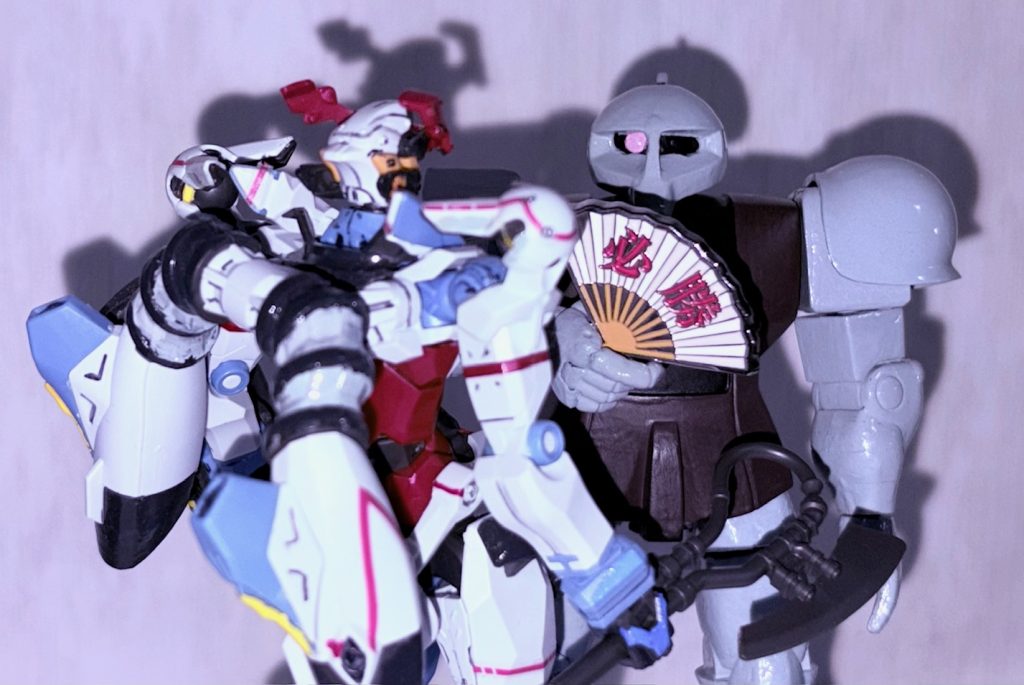 ナカさん「吐け～」マチュ「うわ何このプレッシャー・・・。赤いのよりヤバいんだけど(gundam-kao5)」