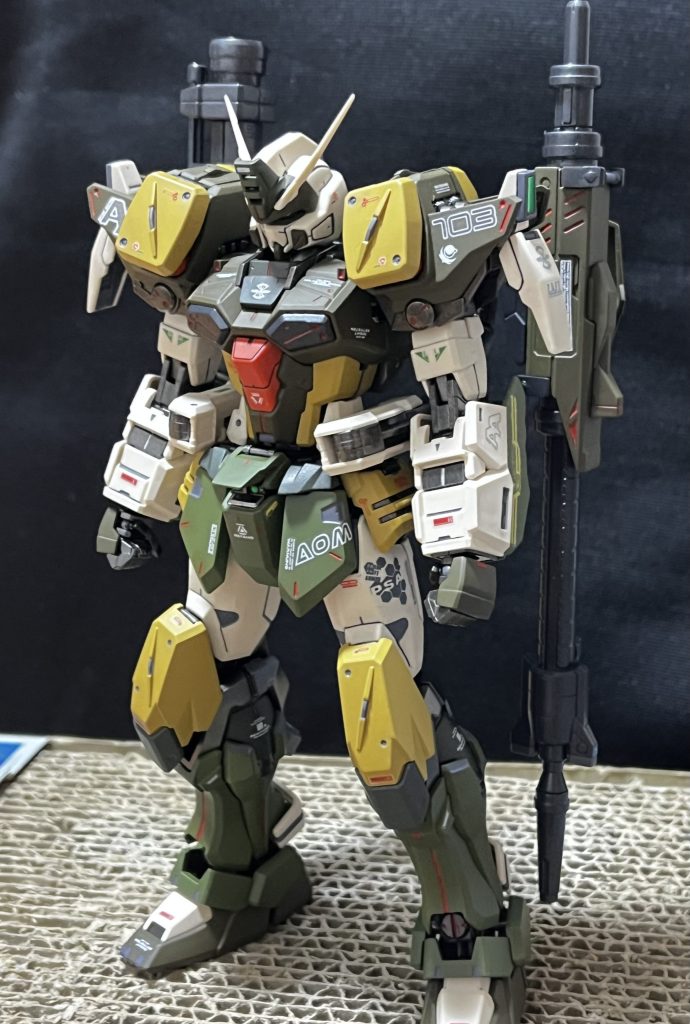 バスターガンダム  カラーリングを変えてみて……