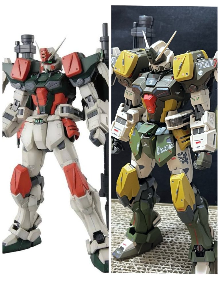 バスターガンダム  カラーリングを変えてみて……–2枚目/制作者：HAU