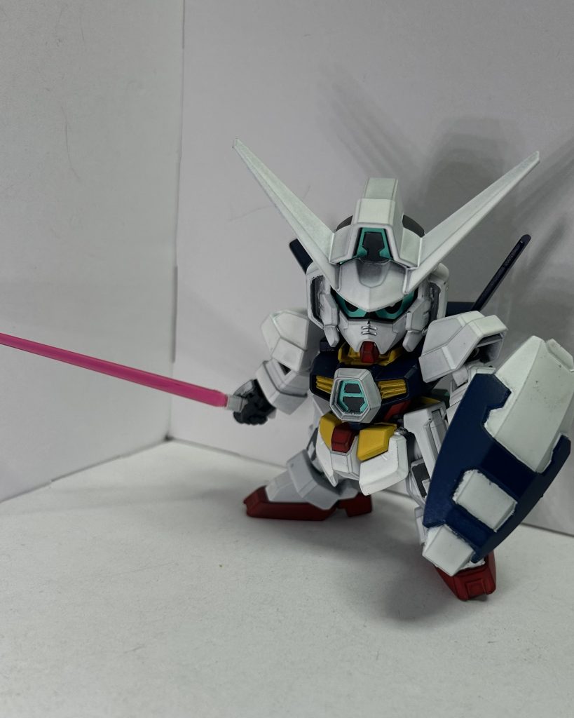 ビームサーベル抜刀!うん、良き!我ながら自画自賛…!後述しますが、ここやって良かった…!