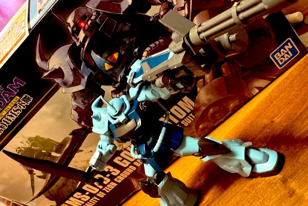 素組みでこのかっこよさ!もう大満足!この時知った我が目玉の衰えを。そう皆が言う狼眼が。。。