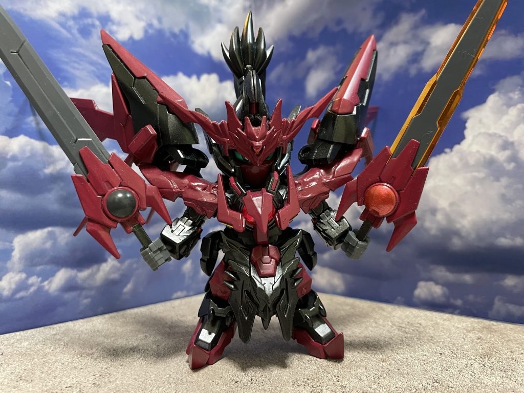 二刀を構えると見栄えが増す気がします^_^