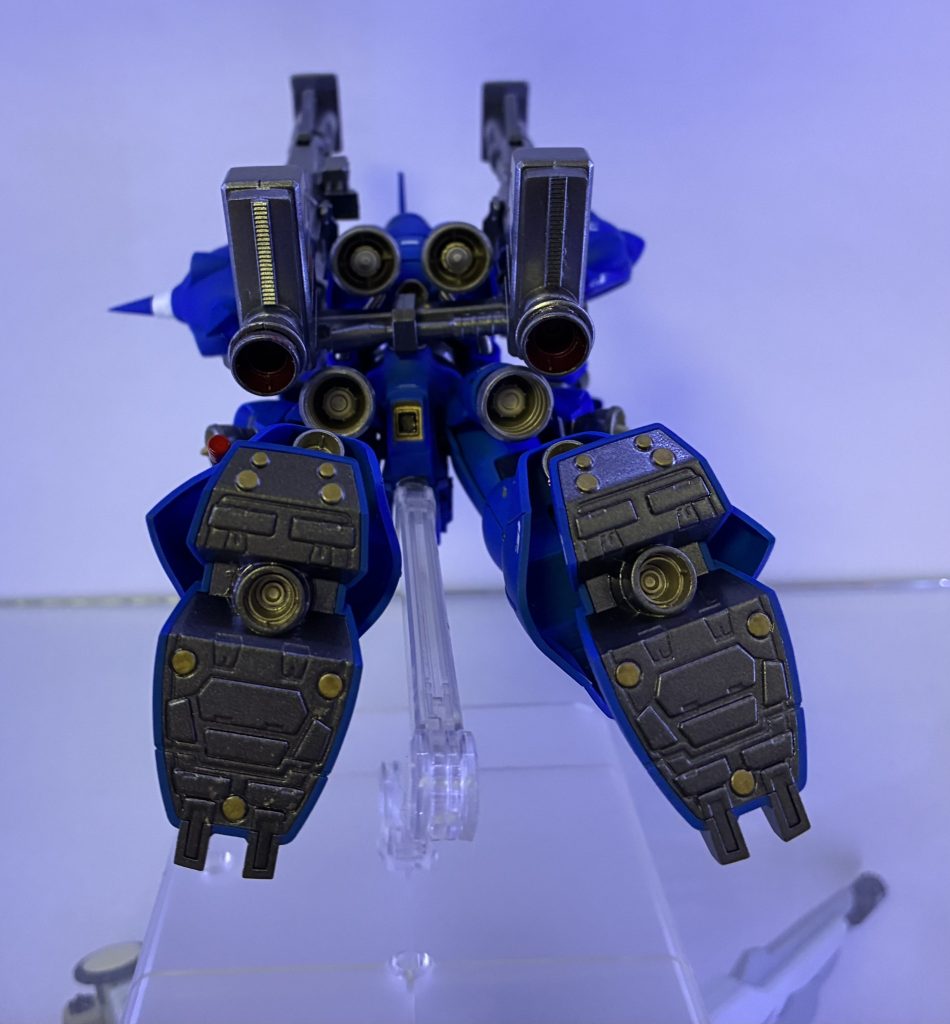 お馴染みのポーズ後ろから。