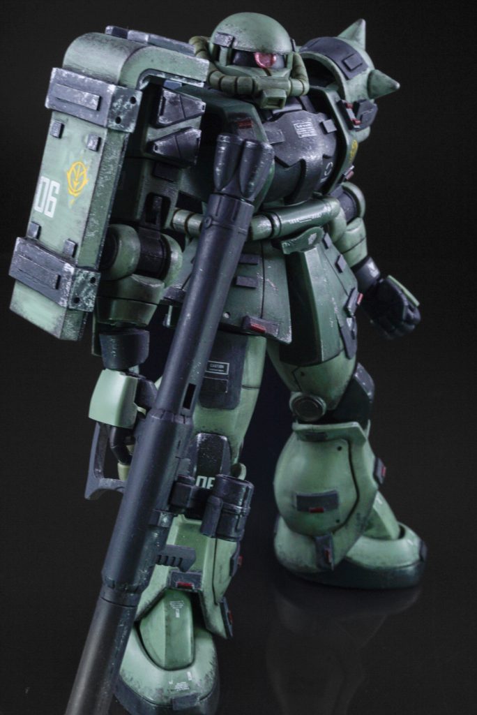 8ヶ月ぶりの投稿です💦ザクII–2枚目/制作者：レン@筆塗り部分塗装