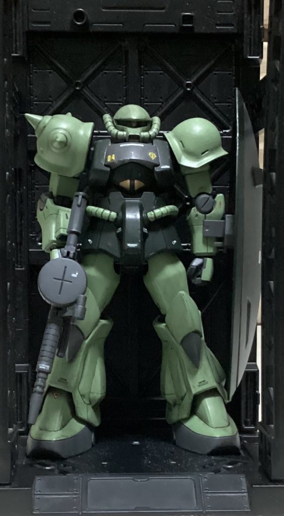 〜使用塗料〜よもぎ色、ダークグリーン、RLM75グレーバイオレット、メタリックグリーン、ゴールド、