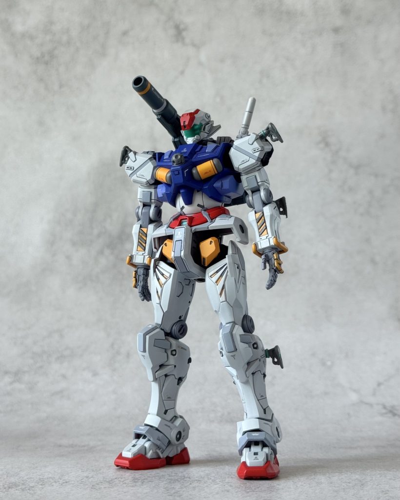 ご覧頂き、ありがとうございました。使用カラー白部分→スチールホワイト装甲塗り分け→ブルーフォグホワイト赤→フレイムレッド黄色→マンダリンイエローメイン青→ヘビィコバルトブルーサブ青→ミリオンブルーキャノン→ブルーグレー関節→ジョイントグレーetc...