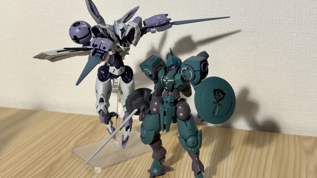 作成したベギルベウと。ちょっと飾る角度等も勉強していきたい。