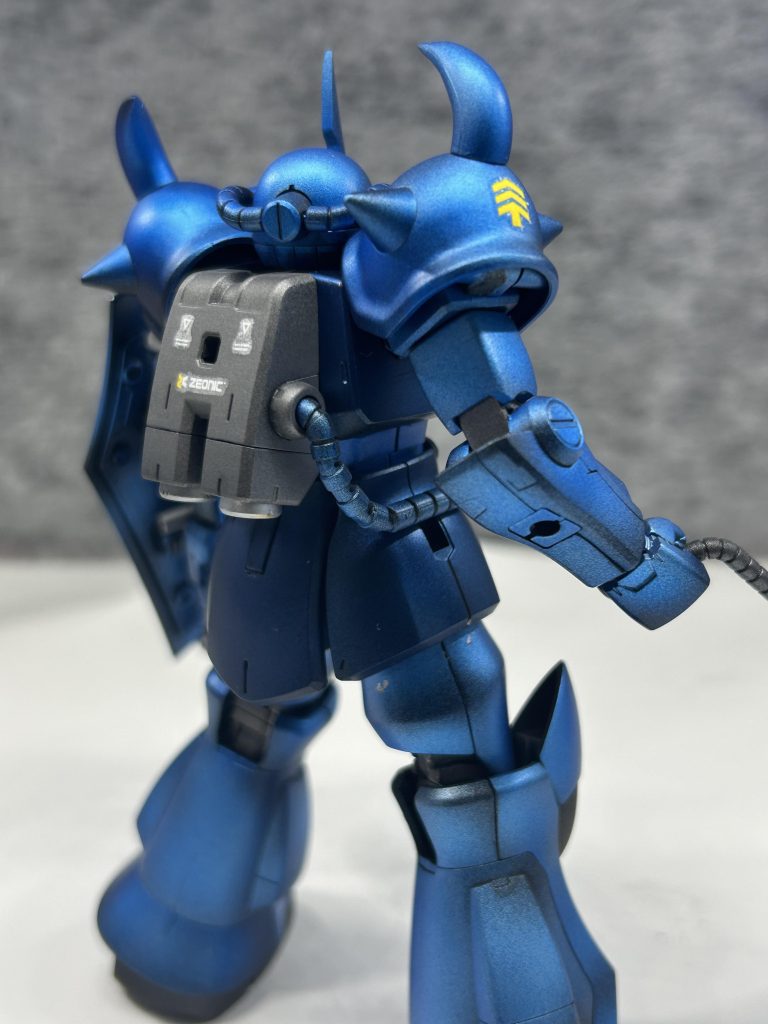 HGUCグフ　キャンディつや消し塗装–4枚目/制作者：@ich_taka