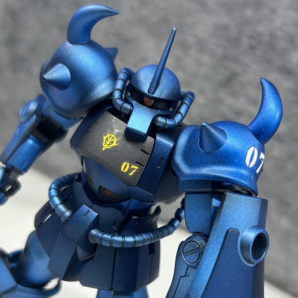 HGUCグフ　キャンディつや消し塗装