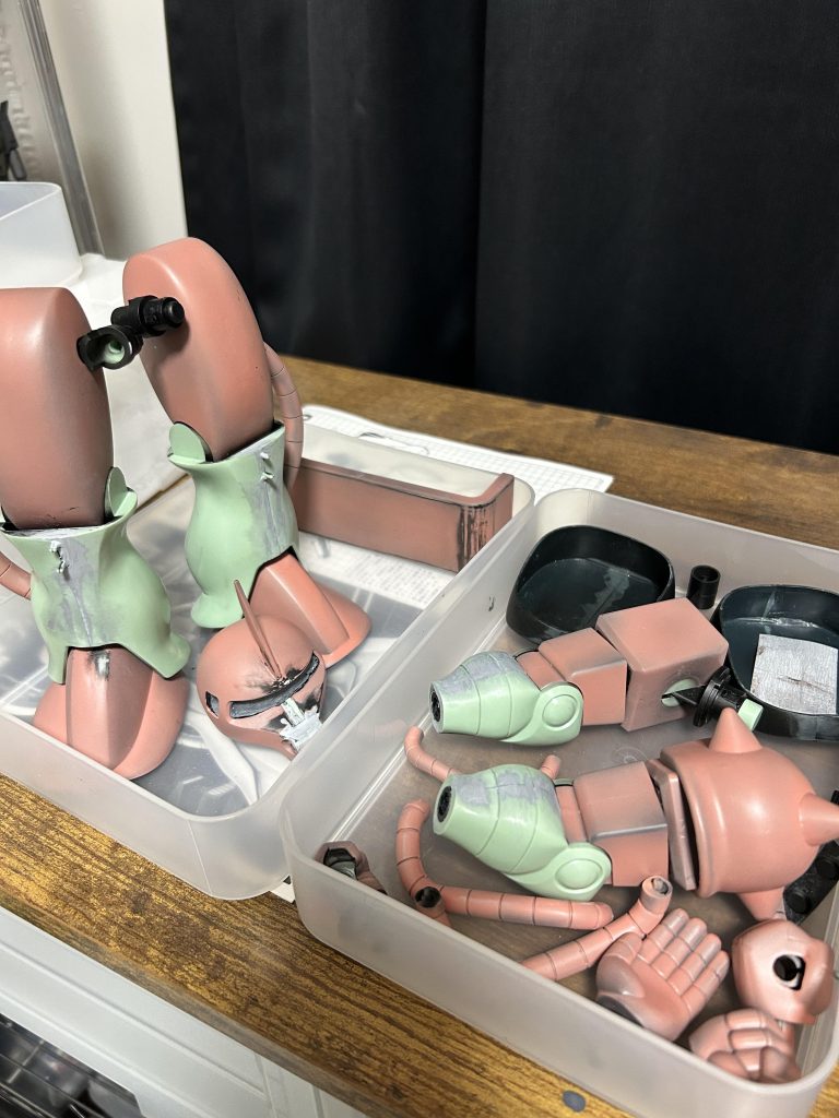 旧キット60分の1　ザク–3枚目/制作者：kimwipes