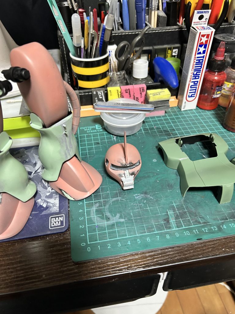 旧キット60分の1　ザク–2枚目/制作者：kimwipes