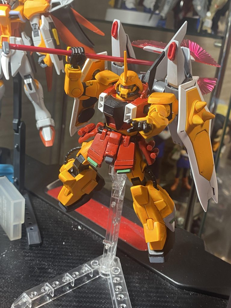 おまけで、ギャンシュトロームから拝借。ハイネならもしかしたら持って振り回してそうですね(*^^*)ここまで見てくれてありがとうございました。良かったらフォロー、いいねよろしくお願いします！！励みになります！！それでは次の作品で(σ･ᴗ･ )σ