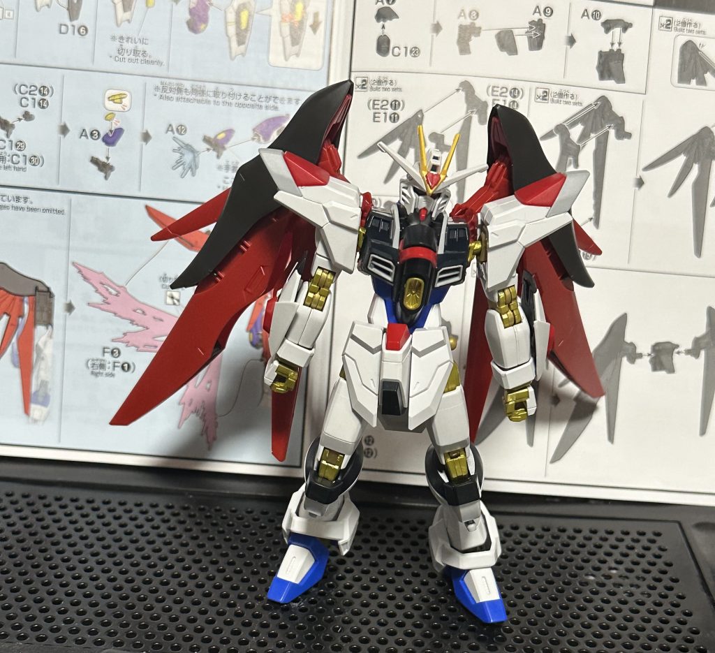 初のミキシング塗装練習まずはバックパックの交換だけで挑戦