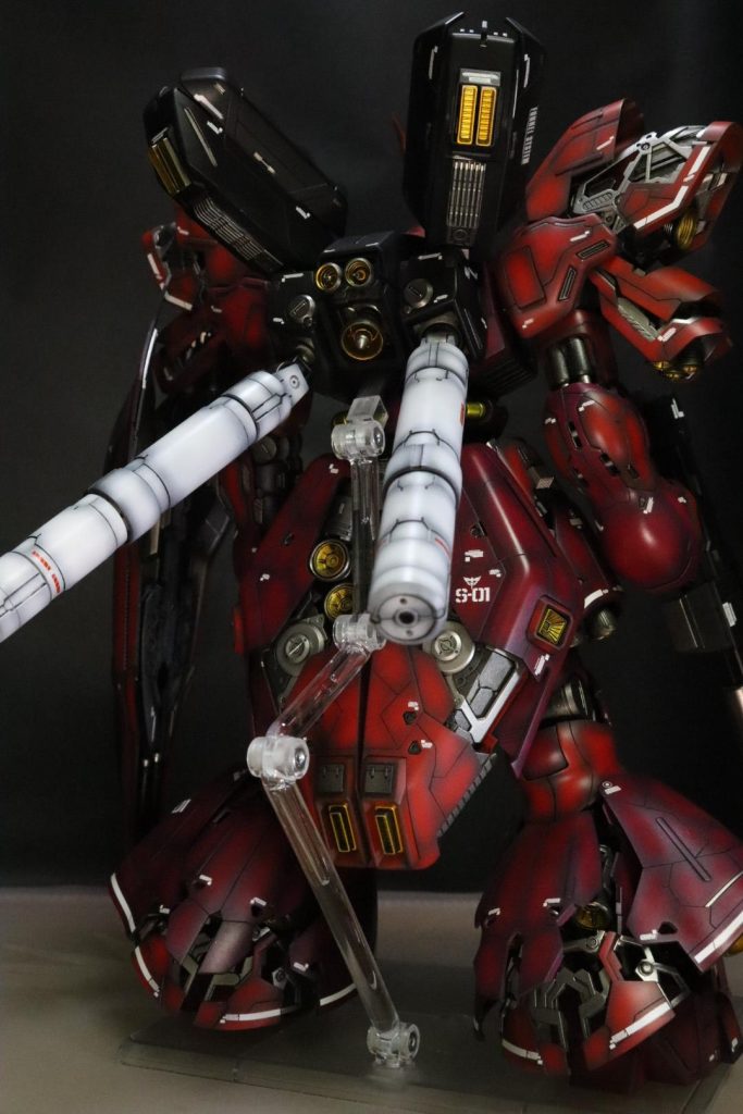 バックパック市販パーツてんこ盛りです。30mmやウェーブやコトブキヤ等です。