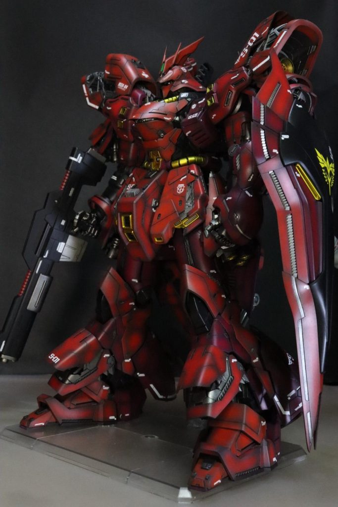 サザビーレッドやディープローズ(ガイア)キャラクターレッドを使用しました。黄色はゴールドに変更。