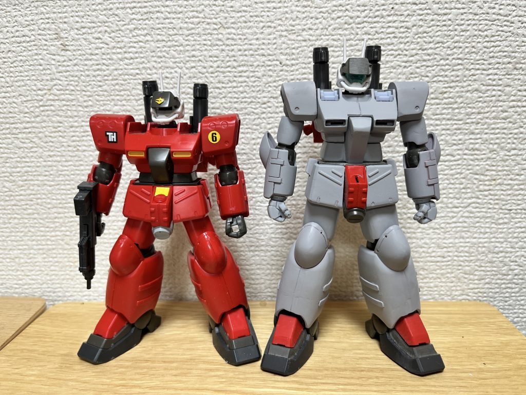 上方向に10mm以上延長、各所幅増し等でスタイル改修しているので、だいぶデカくなってます、